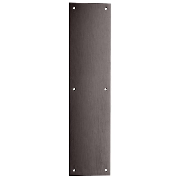 Push Plate, 4-in x 16-in, Oil Rubbed Bronze